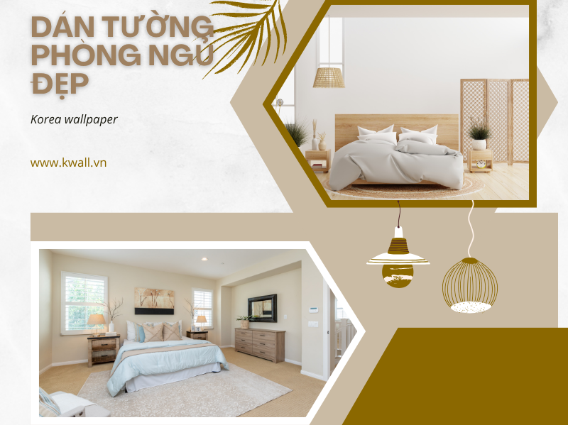 Dán tường phòng ngủ đẹp