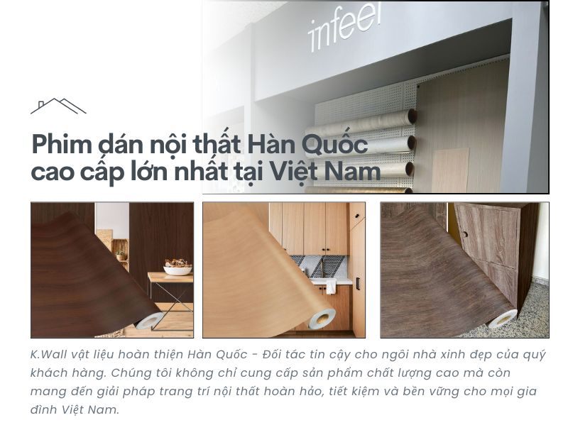 Phim dán nội thất Hàn Quốc cao cấp lớn nhất tại Việt Nam