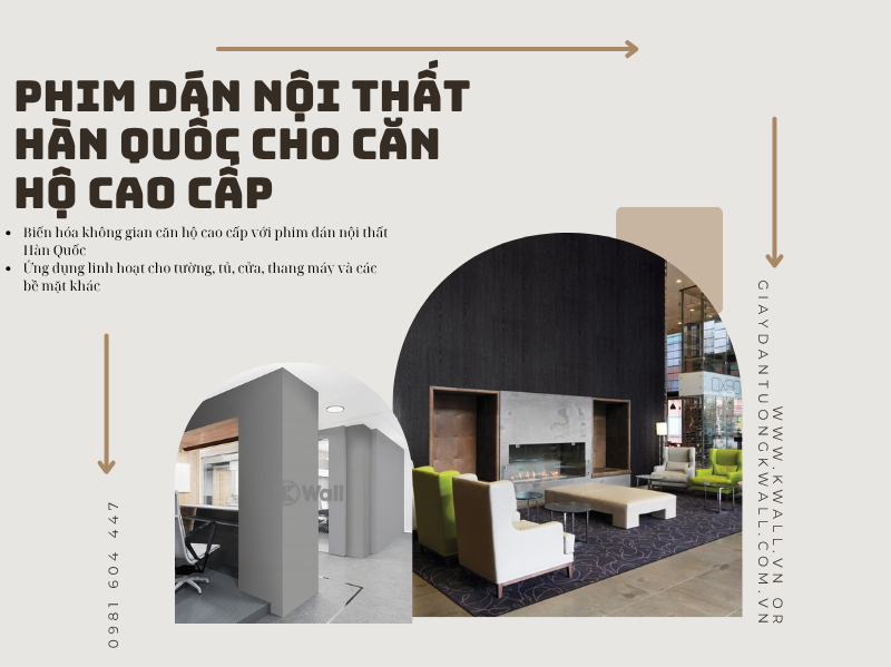 Phim dán nội thất Hàn Quốc cho căn hộ cao cấp
