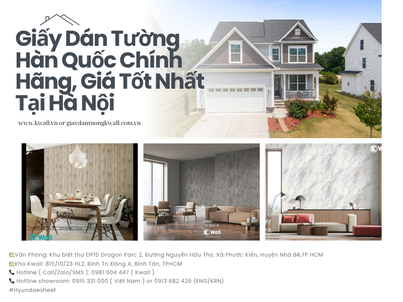 Giấy dán tường Hàn Quốc giá rẻ tại Hà Nội