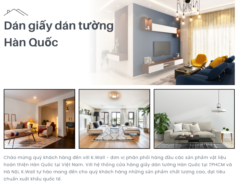 Dán giấy dán tường Hàn Quốc