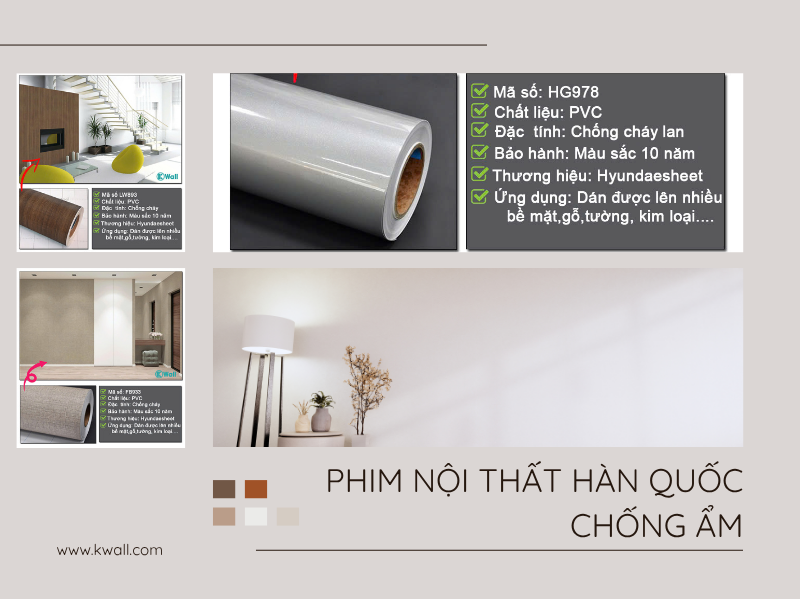 phim nội thất Hàn Quốc chống ẩm
