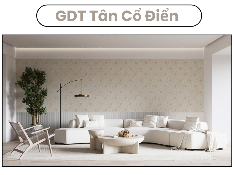 Top 5 mẫu giấy dán tường Hàn Quốc tân cổ điển xu hướng 2025