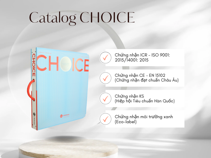 Bộ sưu tập giấy dán tường Hàn Quốc CHOICE, nhẹ nhàng phong cách hiện đại