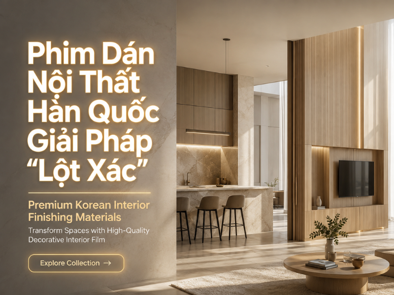 Phim Dán Nội Thất Hàn Quốc Giải Pháp Lột Xác Không Gian Sống Đẳng Cấp – Bền, Đẹp, Chuẩn Xuất Khẩu Châu Âu