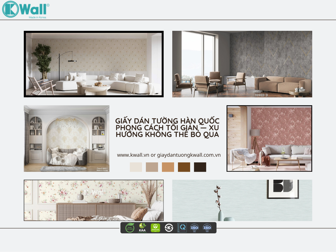 Giấy Dán Tường Hàn Quốc Phong Cách Tối Giản — Xu Hướng Không Thể Bỏ Qua