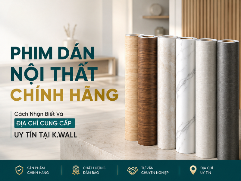 Phim Dán Nội Thất Chính Hãng Cách Nhận Biết Và Địa Chỉ Cung Cấp Uy Tín Tại K.Wall