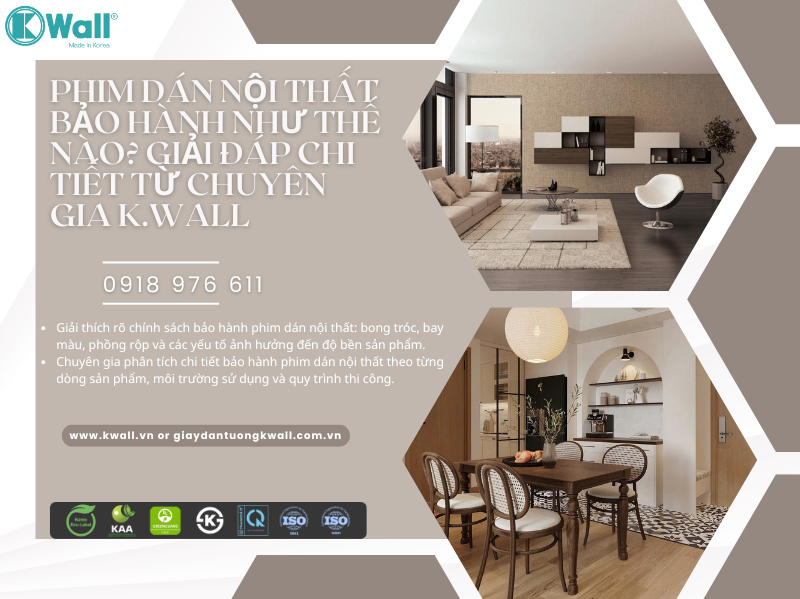 Phim dán nội thất bảo hành như thế nào