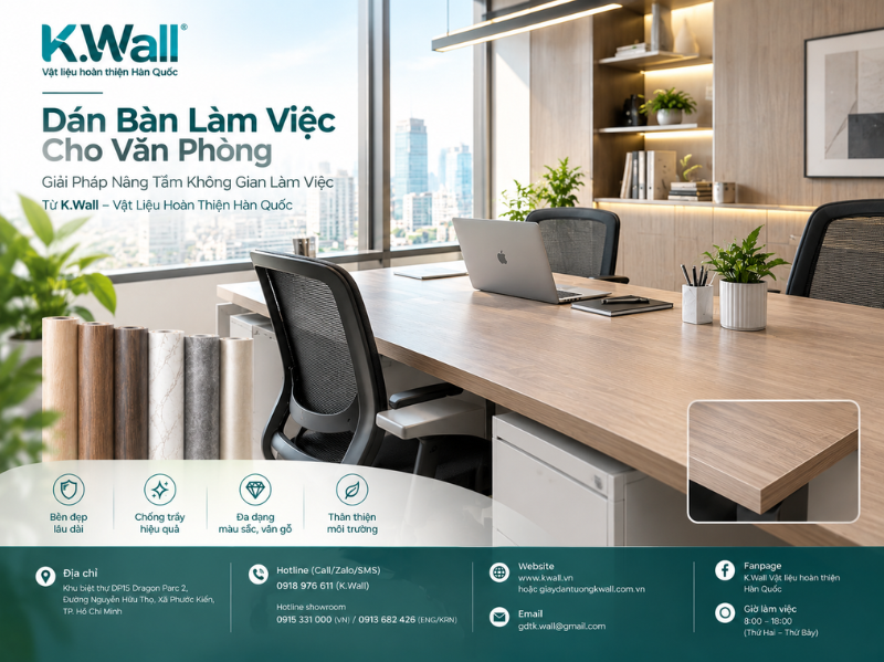 c – Giải Pháp Nâng Tầm Không Gian Làm Việc Từ K.Wall Vật Liệu Hoàn Thiện Hàn Quốc