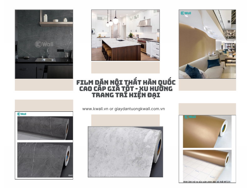 Film dán nội thất Hàn Quốc cao cấp giá tốt