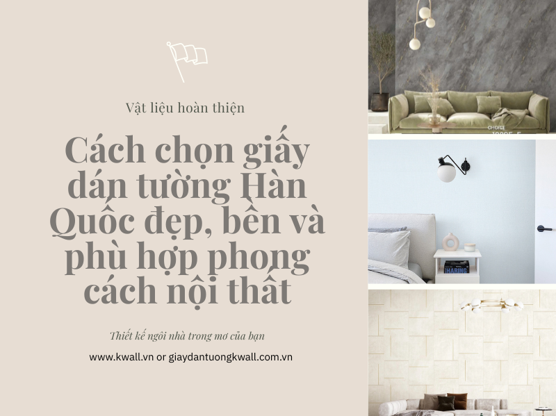 Giấy dán tường Hàn Quốc giá rẻ chất lượng cao