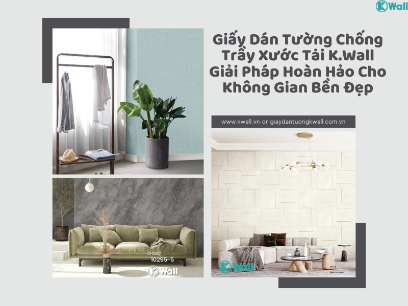 Giấy dán tường chống trầy xước tại K.wall