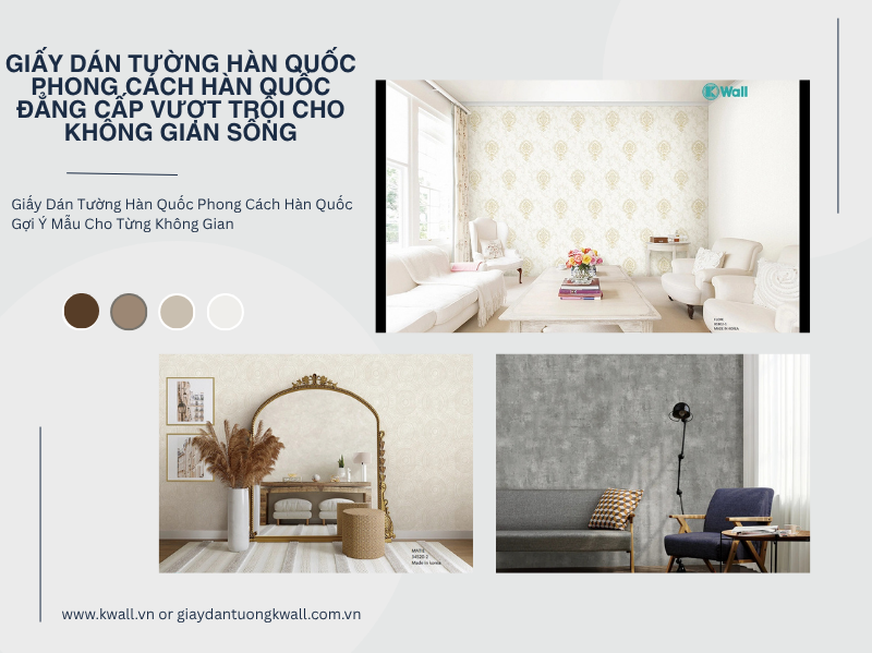 Giấy dán tường Hàn Quốc phong cách Hàn Quốc