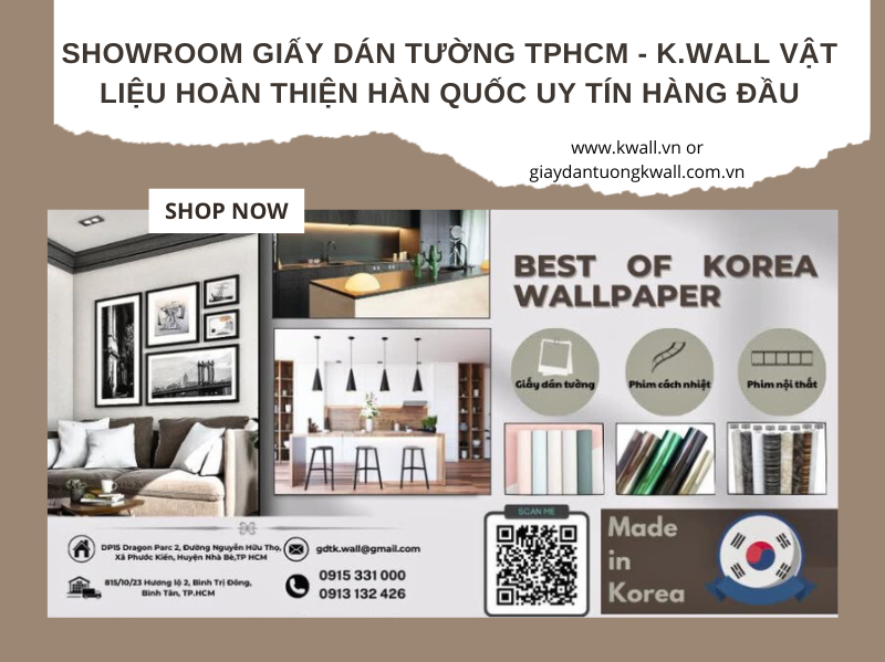 Showroom giấy dán tường TPHCM