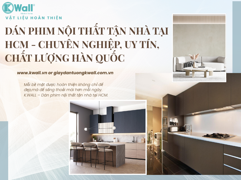 Dán phim nội thất tận nhà tại HCM