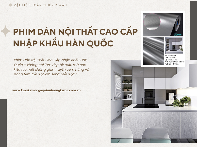 Phim dán nội thất cao cấp nhập khẩu Hàn Quốc