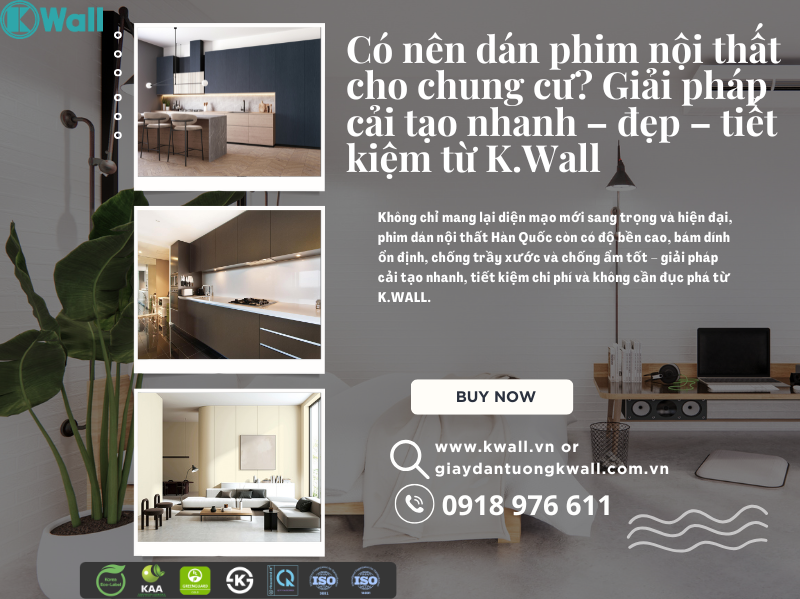 Có nên dán phim nội thất cho chung cư