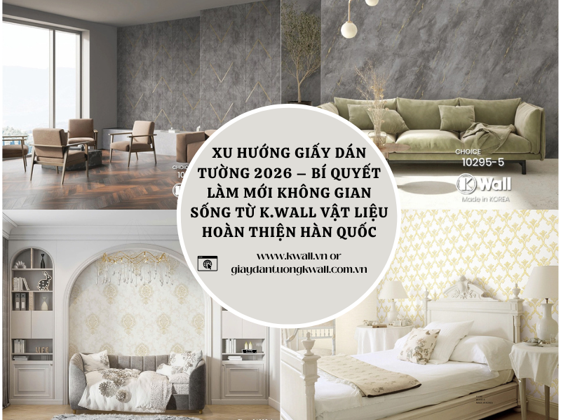 Xu hướng giấy dán tường 2026