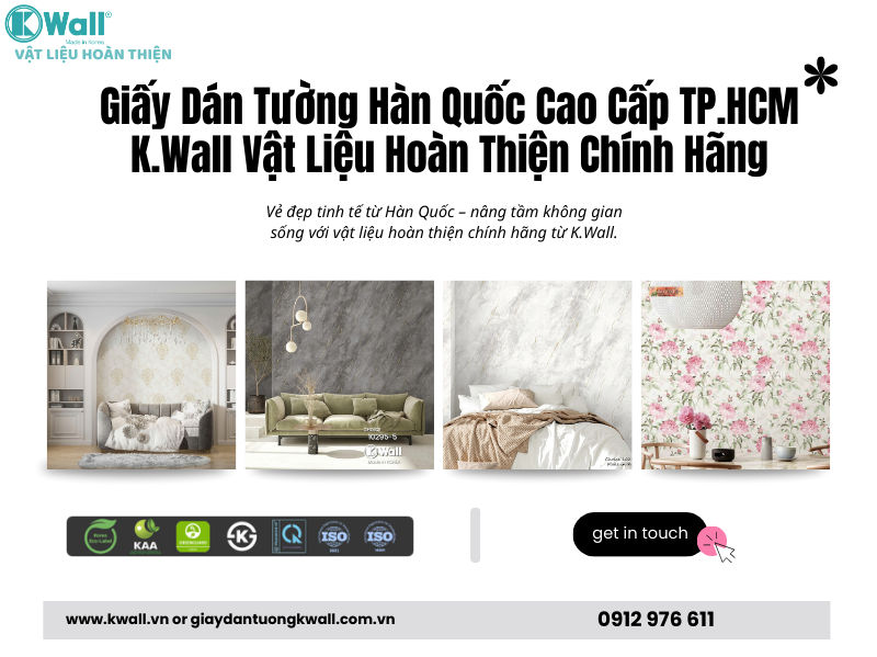 Giấy dán tường Hàn Quốc cao cấp TP.HCM