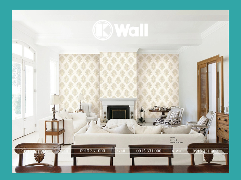 Tạo Điểm Nhấn Sang Trọng Với Giấy Dán Tường Hoa Văn Cổ Điển