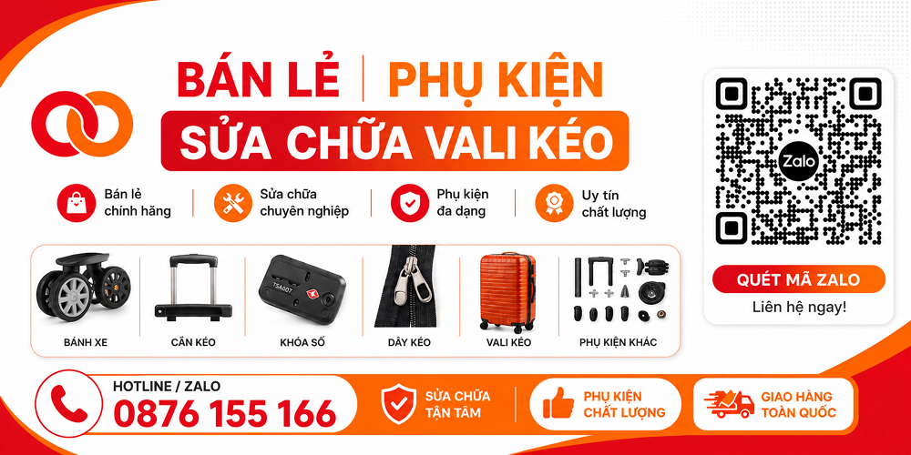 Sửa Vali Kéo Hồng Mai, Lương Yên, Lò Đúc, Bà Triệu, Lương Định Của, Phố Vọng – Sửa Nhanh, Giá Hợp Lý