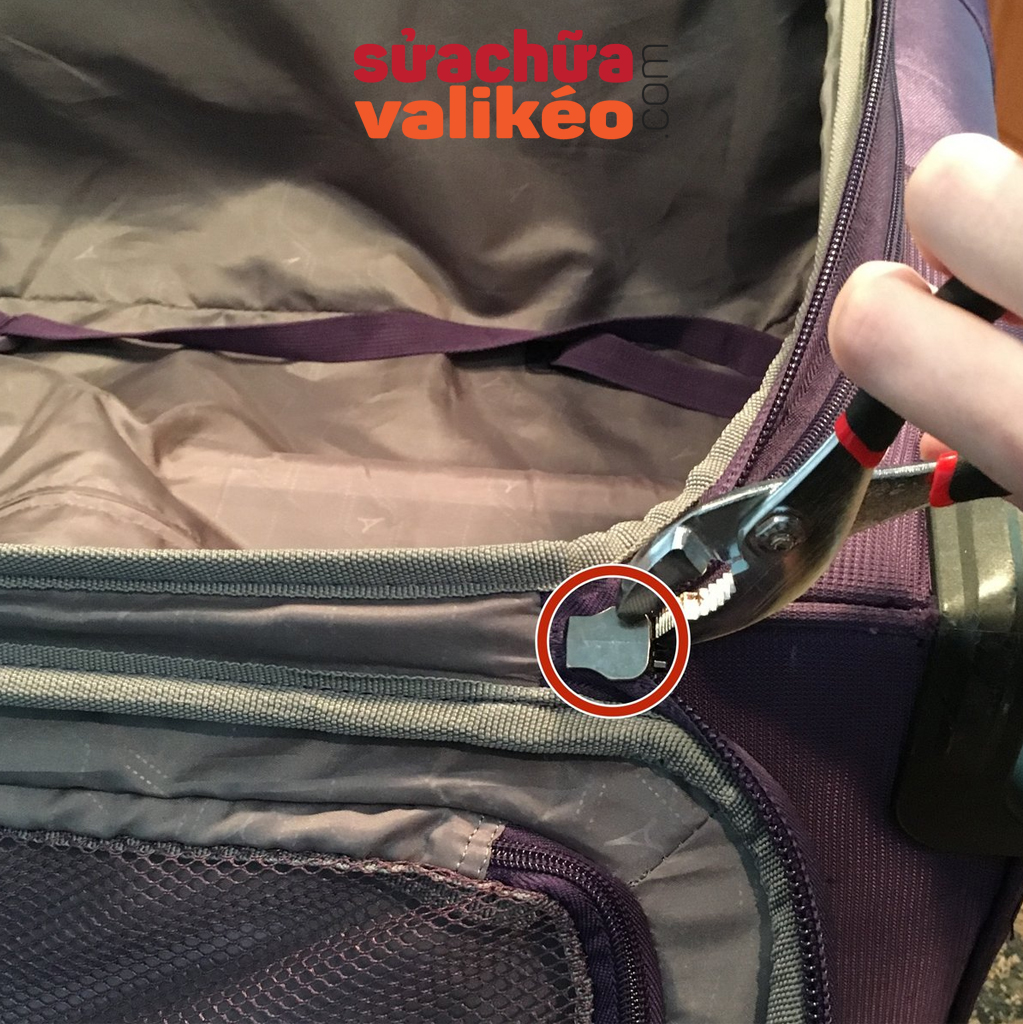 Thay dây khoá vali kéo