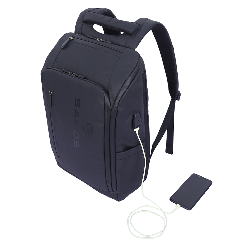 Balo cao cấp Sakos Morale i17 đen đẹp2