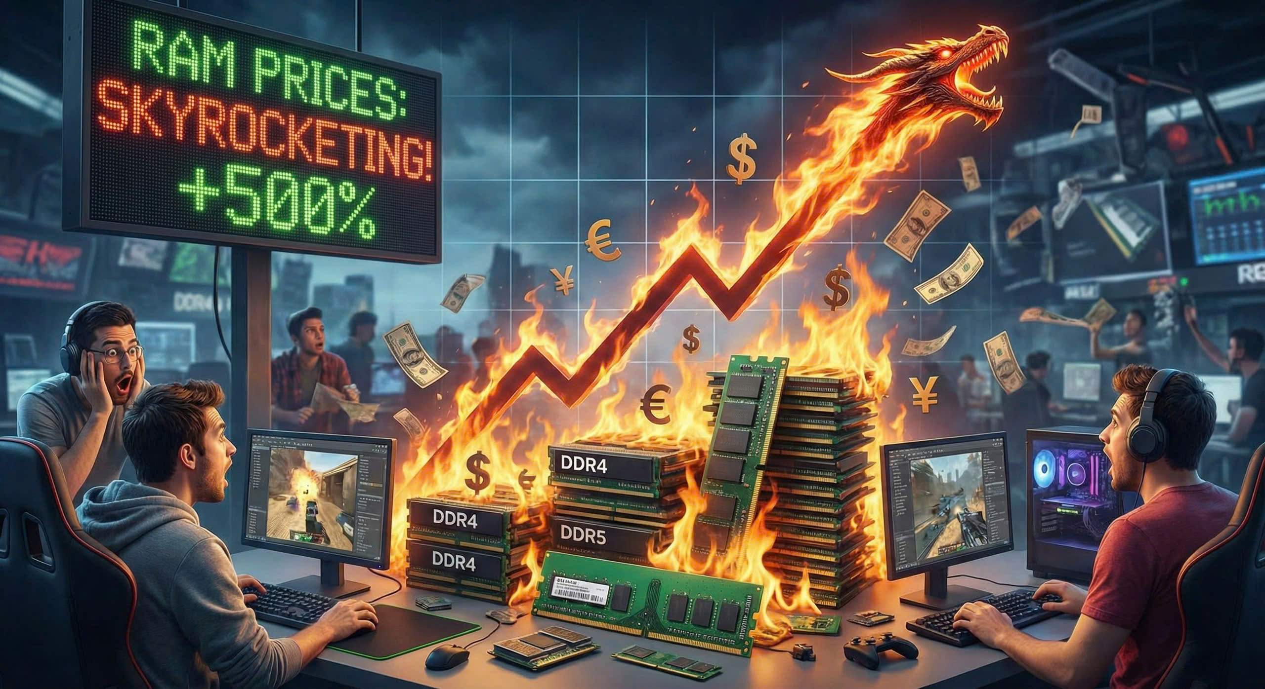 Vì sao giá chip, RAM và linh kiện máy tính tăng?