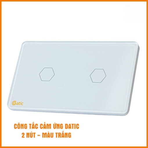 Công tắc cảm ứng Wifi Hunonic Datic 2 nút