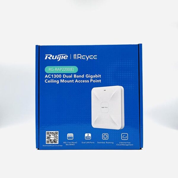 Bộ phát wifi ốp trần Ruijie RAP 2200E