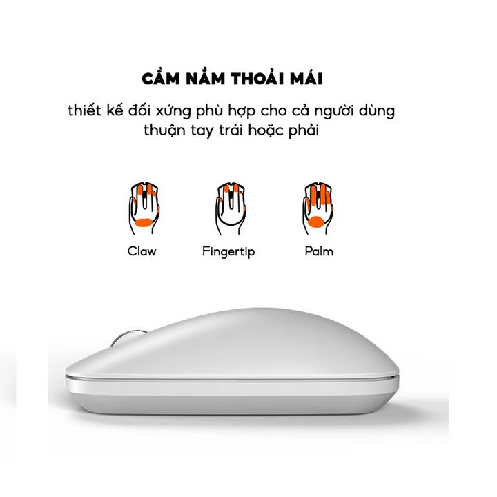 Chuột quang không dây Lecoo WS214 trắng