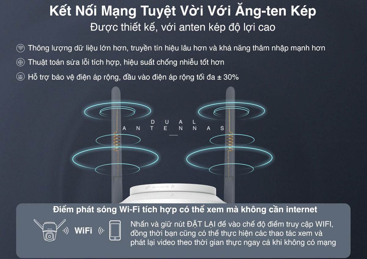 Camera Wifi Full Color IMOU IPC-S31FEP (Cruiser SE+ 3MP)
