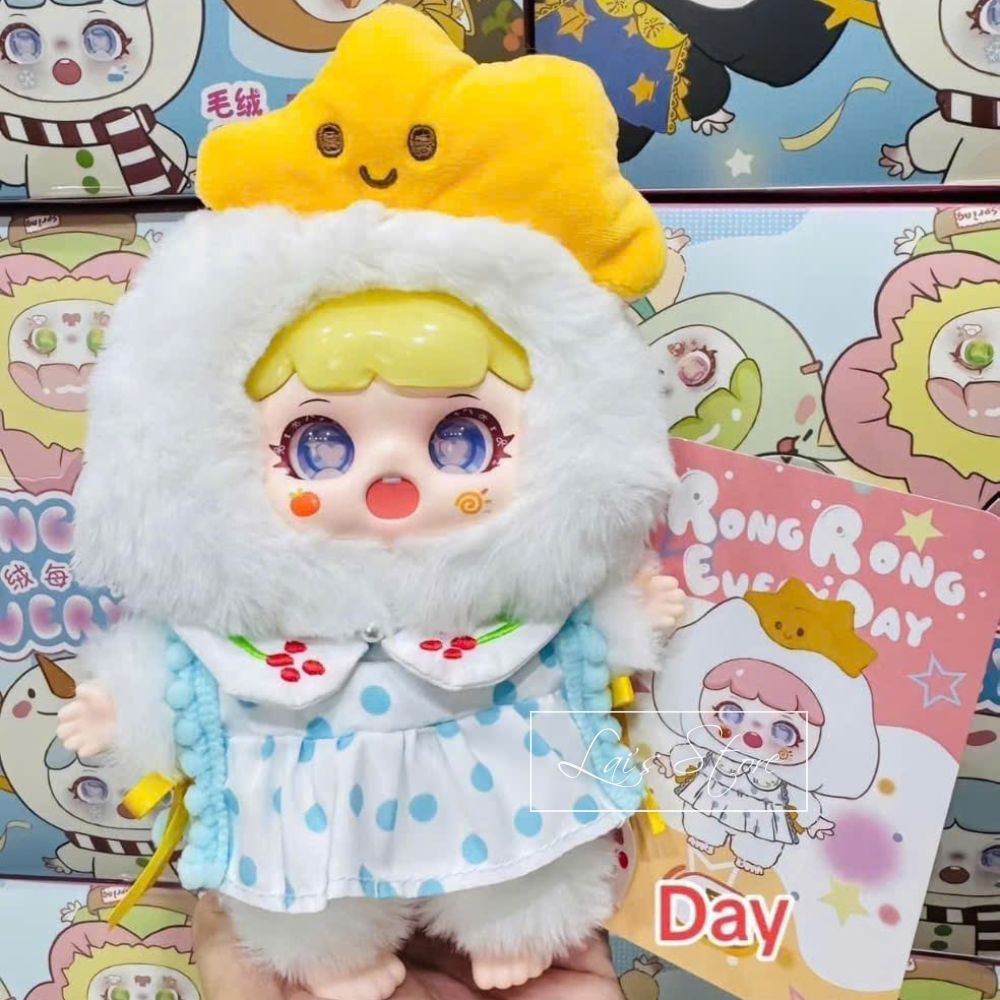 Blind Box Manchao V3 Rong Rong Every Day Hộp Mù Ngẫu Nhiên Búp Bê Mô Hình Đồ Chơi Trang Trí Quà Tặng