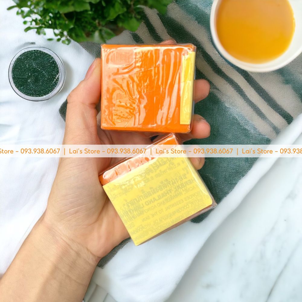 Xà Phòng Cam Nghệ Trị Mụn Lưng Galong Thái Lan 60g