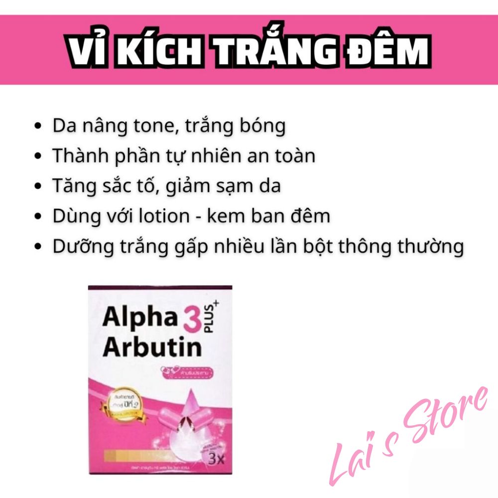 Vỉ Kích Trắng Alpha Arbutin 3 Plus