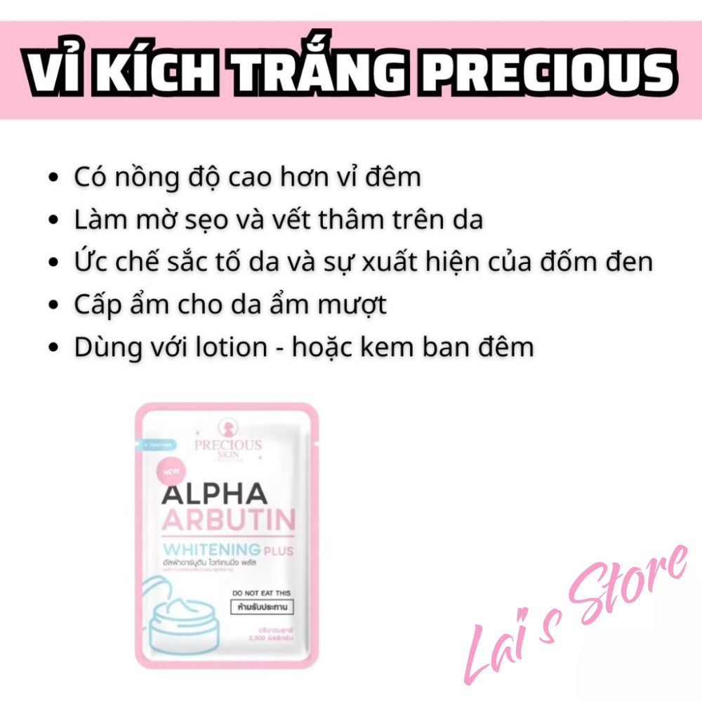 Vỉ Kích Trắng Alpha Arbutin 3 Plus