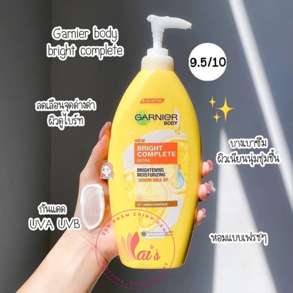 Sữa Dưỡng Thể Garnier Body Bright Extra Lotion 400ml Thái Lan