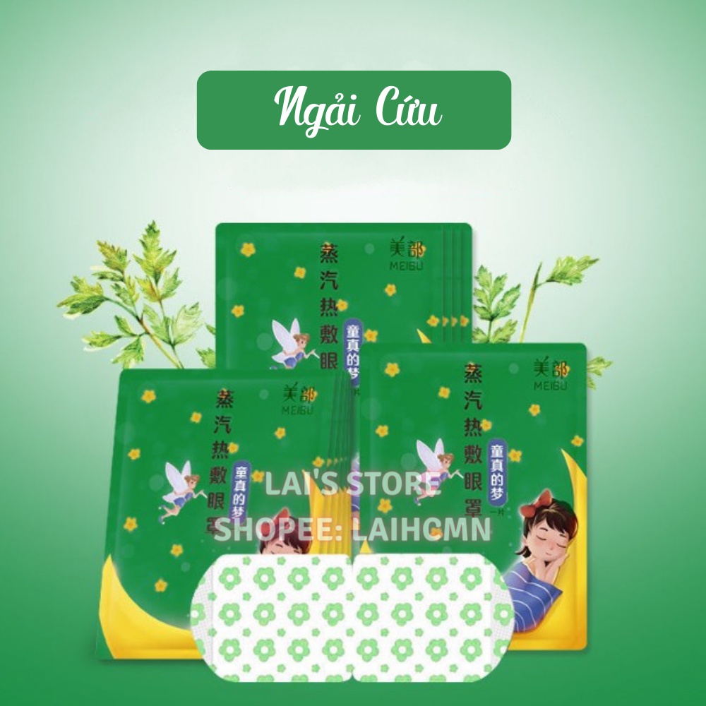 Combo 10 Miếng Mặt Nạ Mắt Nóng Meibu Xông Hơi Mắt Chườm Nóng Giúp Giảm Mỏi Mắt