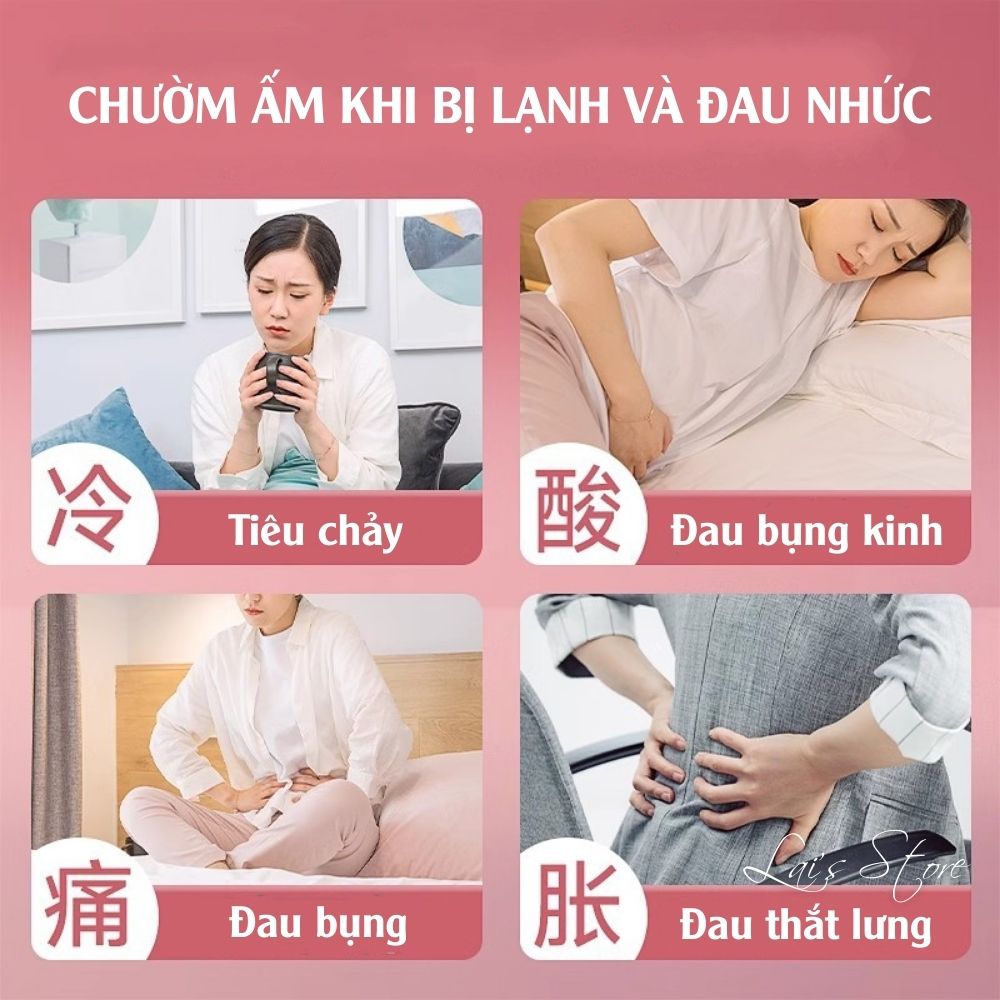 Miếng Dán Ấm Bụng Tinh Dầu Ngải Cứu WECAN Làm Ấm Cơ Thể, Giảm Đau Bụng Kinh