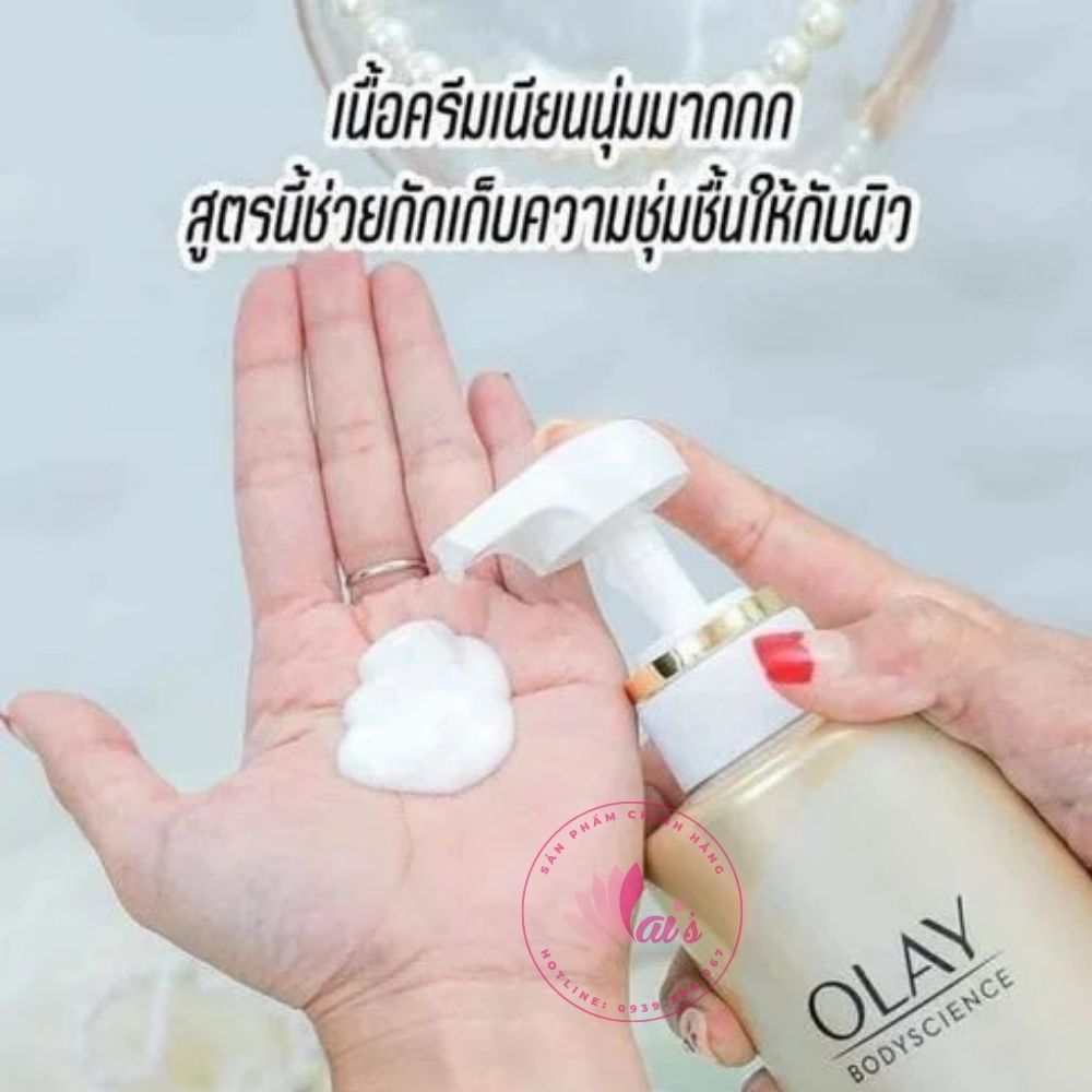 Sữa Tắm Olay B3 Thái Lan Vitamin C / Peptide / Hyaluronic Axid 500ml