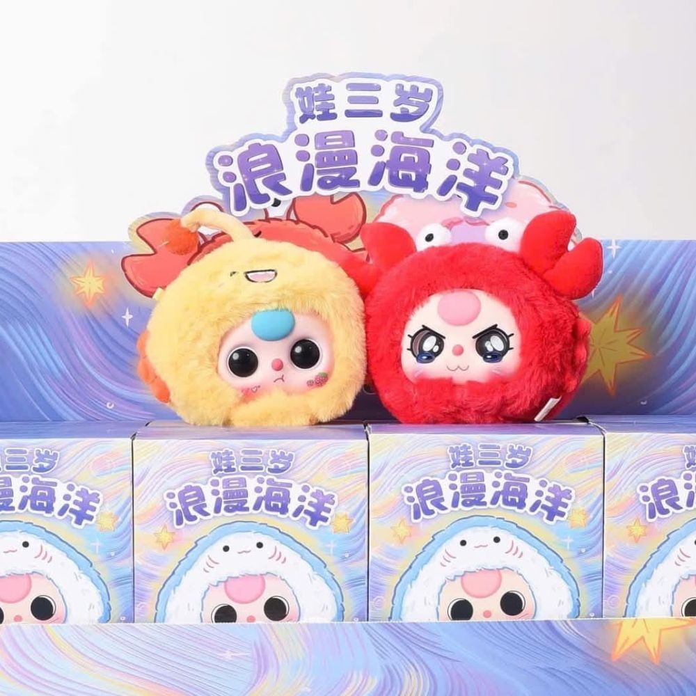 Baby Three Hải Sản Blind Box Bé Ba Hộp Mù Ngẫu Nhiên Búp Bê Đồ Chơi Trang Trí Quà Tặng Sinh Nhật