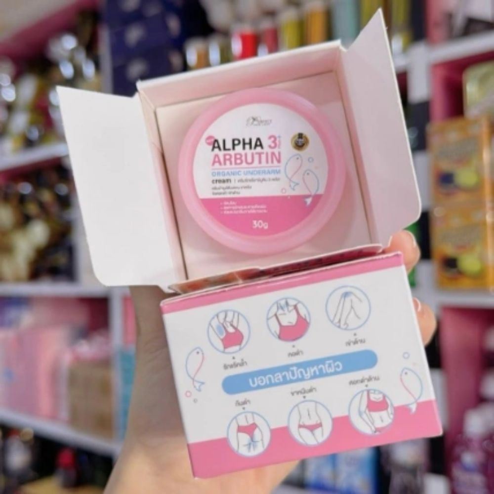 Kem Trị Thâm Nách Alpha Arbutin 3 Plus Organic Underarm By Perfect Skin Lady Thái Lan 30g