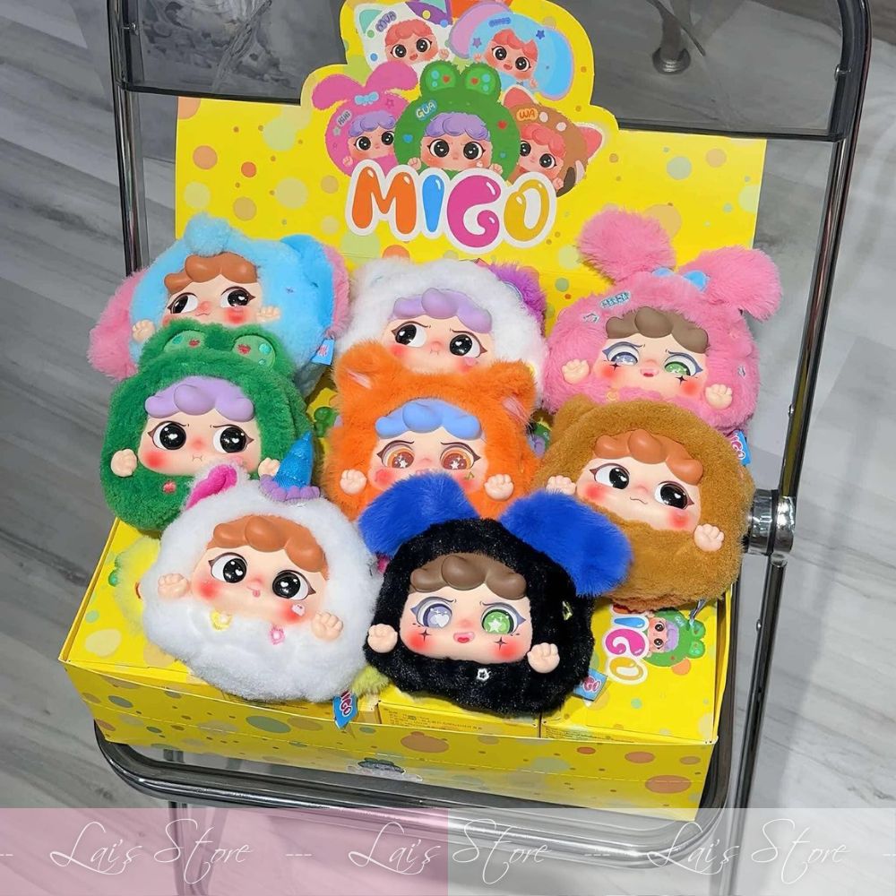 Blind Box Migo Travel Hộp Mù Ngẫu Nhiên Móc Khoá Có Khoá Kéo Búp Bê Đồ Chơi Quà Tặng Cho Bé
