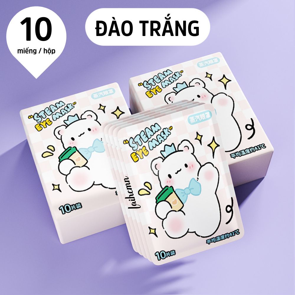 Hộp 10 Miếng Mặt Nạ Mắt Nóng Thảo Dược WECAN Giúp Thư Giãn Mắt