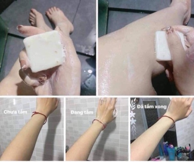 Xà Phòng Cám Gạo Trắng Da Jam Rice Milk Soap Thái Lan 60g