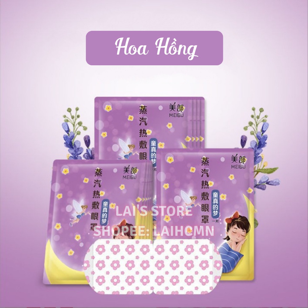 Mặt Nạ Mắt Nóng Meibu Xông Hơi Mắt Giúp Thư Giãn Mắt, Giảm Mỏi Mắt