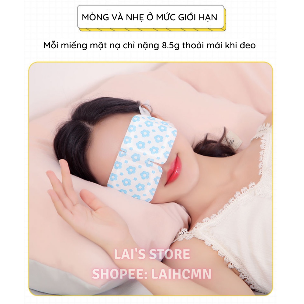 Combo 10 Miếng Mặt Nạ Mắt Nóng Meibu Xông Hơi Mắt Chườm Nóng Giúp Giảm Mỏi Mắt