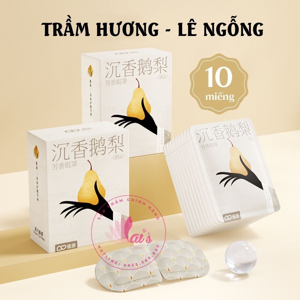 Hộp 10 Miếng Mặt Nạ Mắt Nóng Thảo Dược WECAN Giúp Thư Giãn Mắt