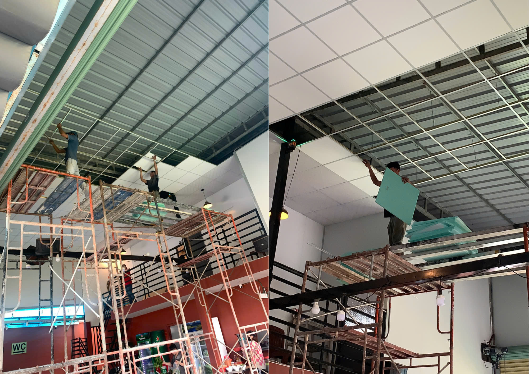 Chống Nóng Mái Tôn Với Tấm Trần Cách Nhiệt ECO Foam