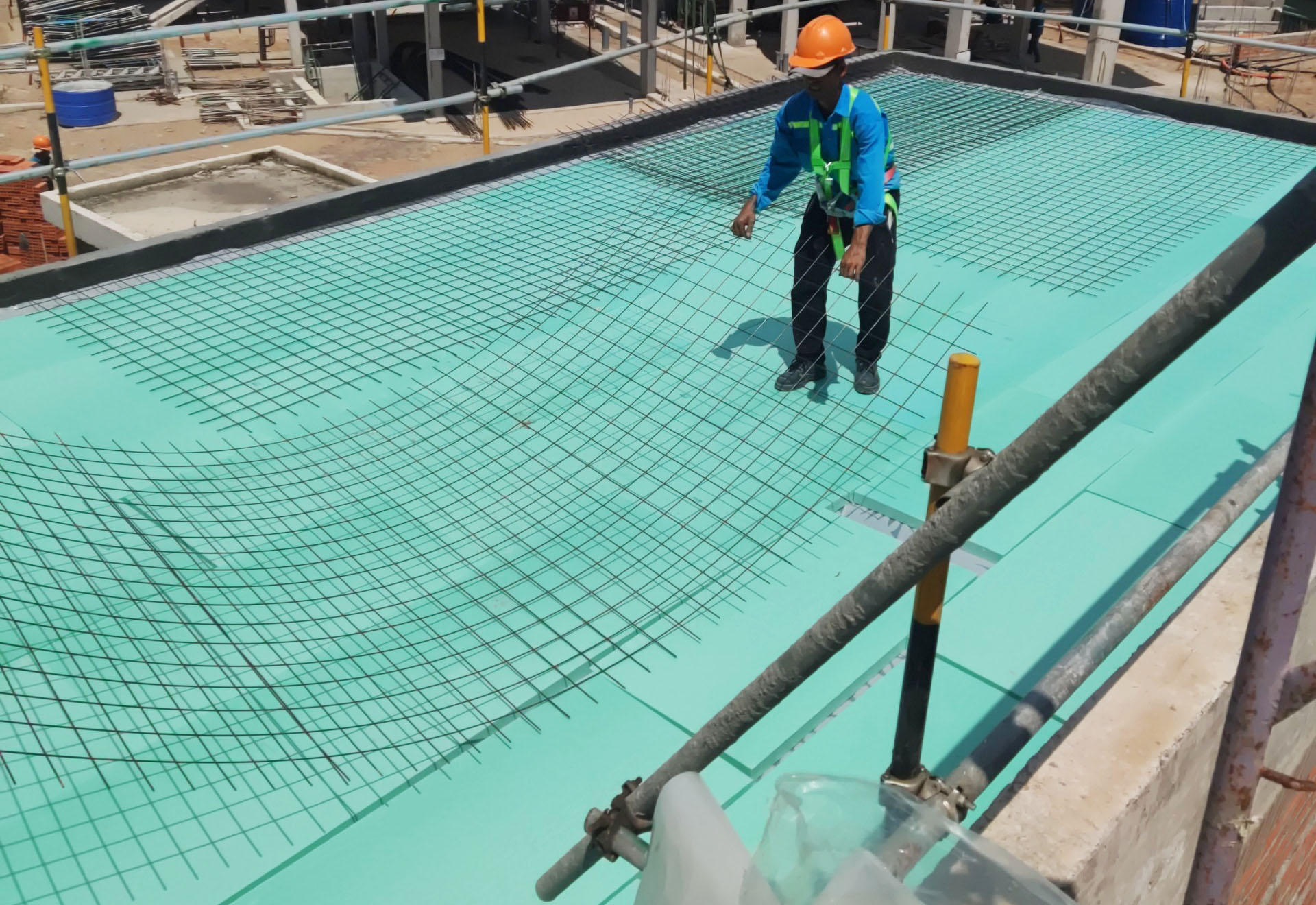 Giải Pháp Cách Nhiệt Sàn Bê Tông Sân Thượng Bằng Tấm Cách Nhiệt ECO XPS